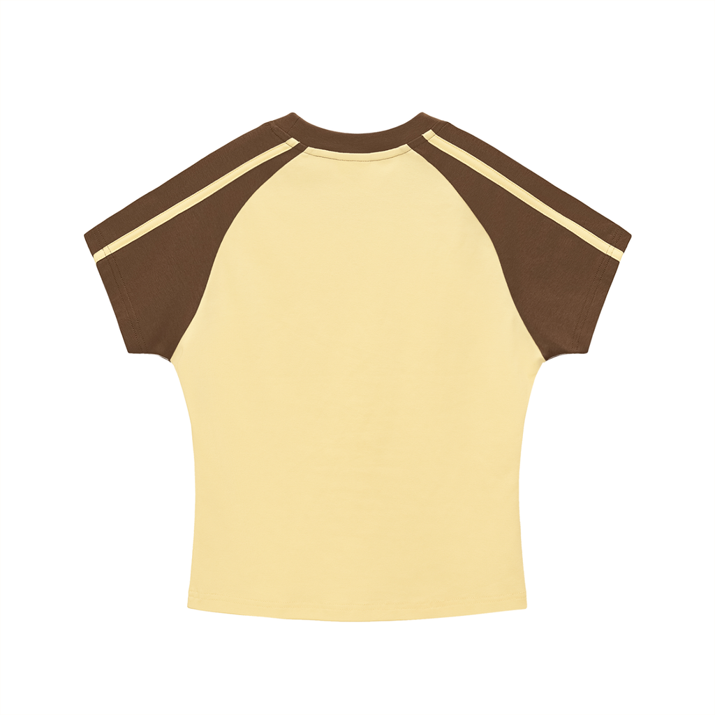 CAMPUS COLLECTION BODYCON SLEEVE GIRL T-SHIRT