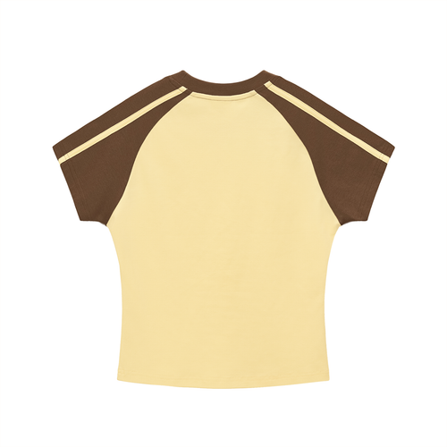 CAMPUS COLLECTION BODYCON SLEEVE GIRL T-SHIRT