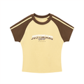 CAMPUS COLLECTION BODYCON SLEEVE GIRL T-SHIRT