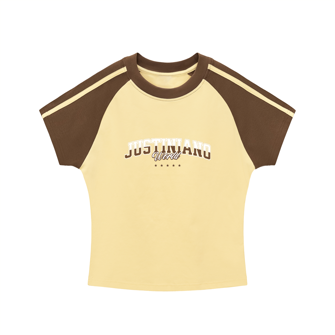 CAMPUS COLLECTION BODYCON SLEEVE GIRL T-SHIRT