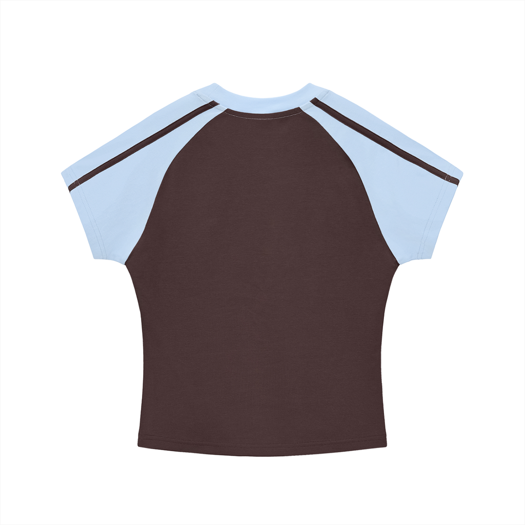 CAMPUS COLLECTION BODYCON  SLEEVE GIRL T-SHIRT