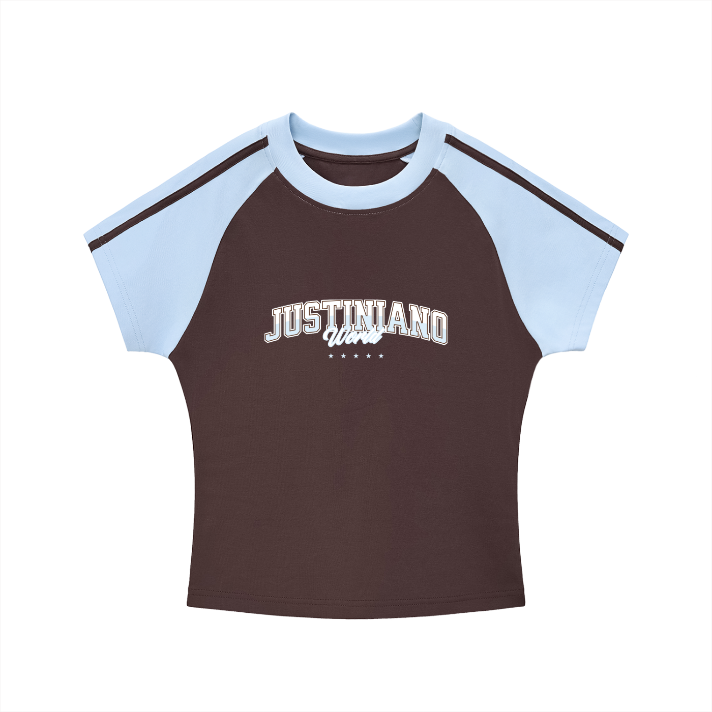 CAMPUS COLLECTION BODYCON  SLEEVE GIRL T-SHIRT