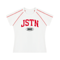 WOMEN'S VARSITY JSTN T-SHIRT