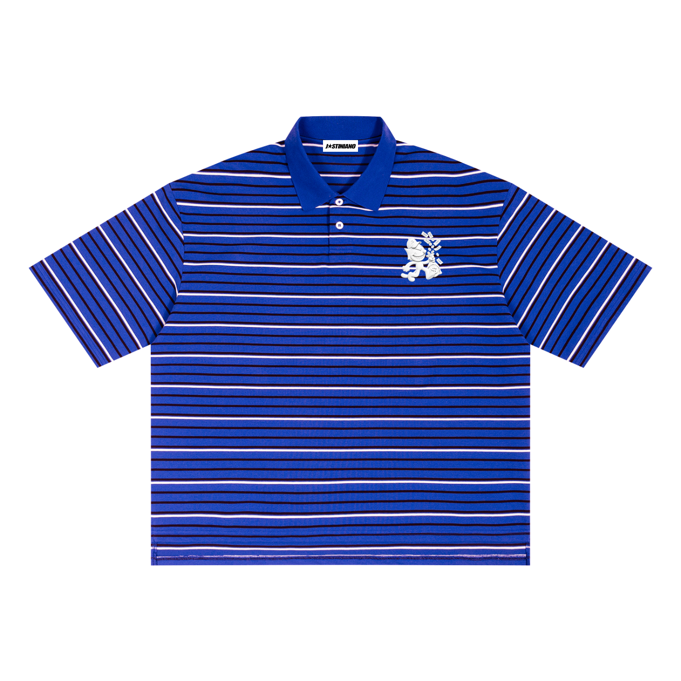 UNISEX FELIX THE HUSTLER BOXY COLLARD POLO